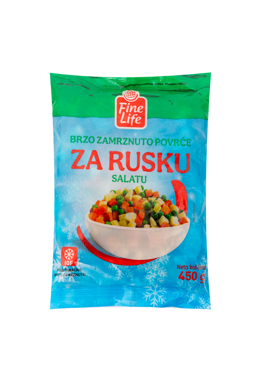 Fine Life Zamrznuto povrće za rusku salatu 450 g
