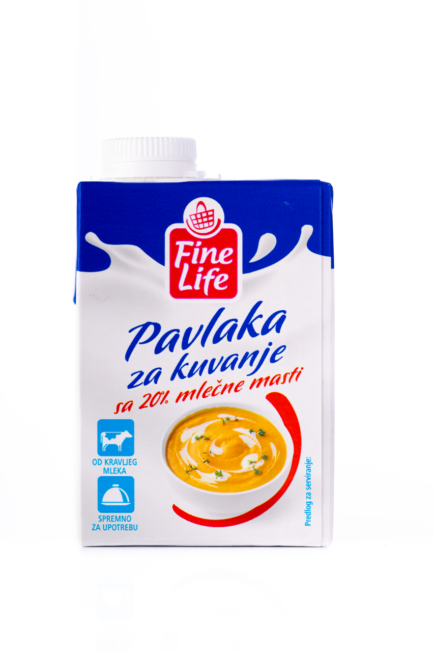 Fine Life Pavlaka za kuvanje 20 % mm 500 ml