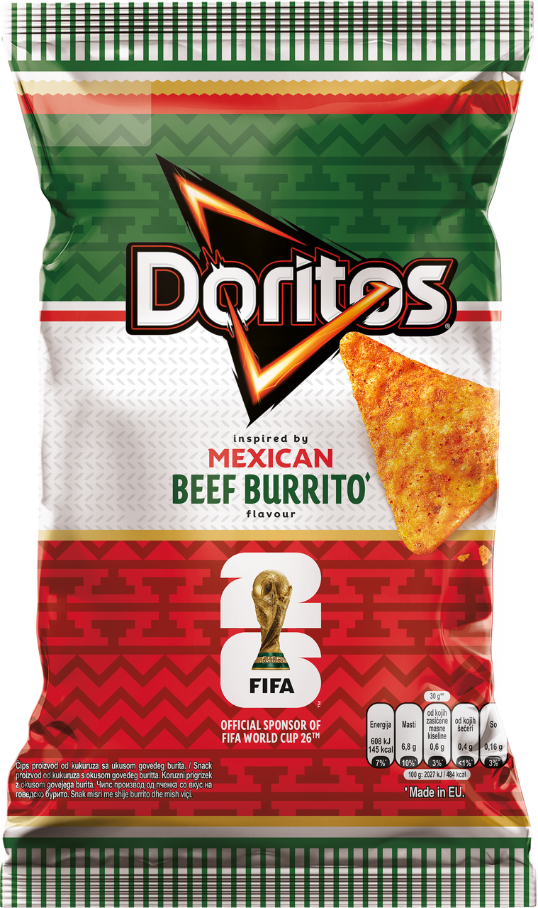 Doritos Čips tortilja goveđi burito 90 g