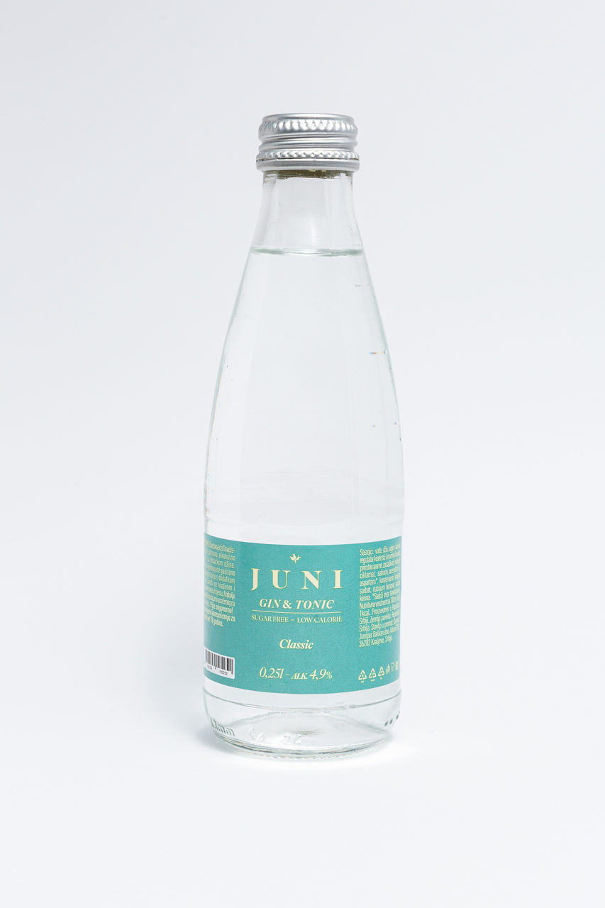 JUNI Koktel džin&tonic klasik 0,25 l