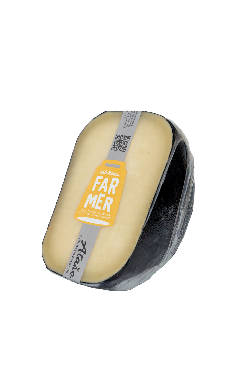 mlekara FARMER Punomasni zreli sir ataše cca 1,2 kg