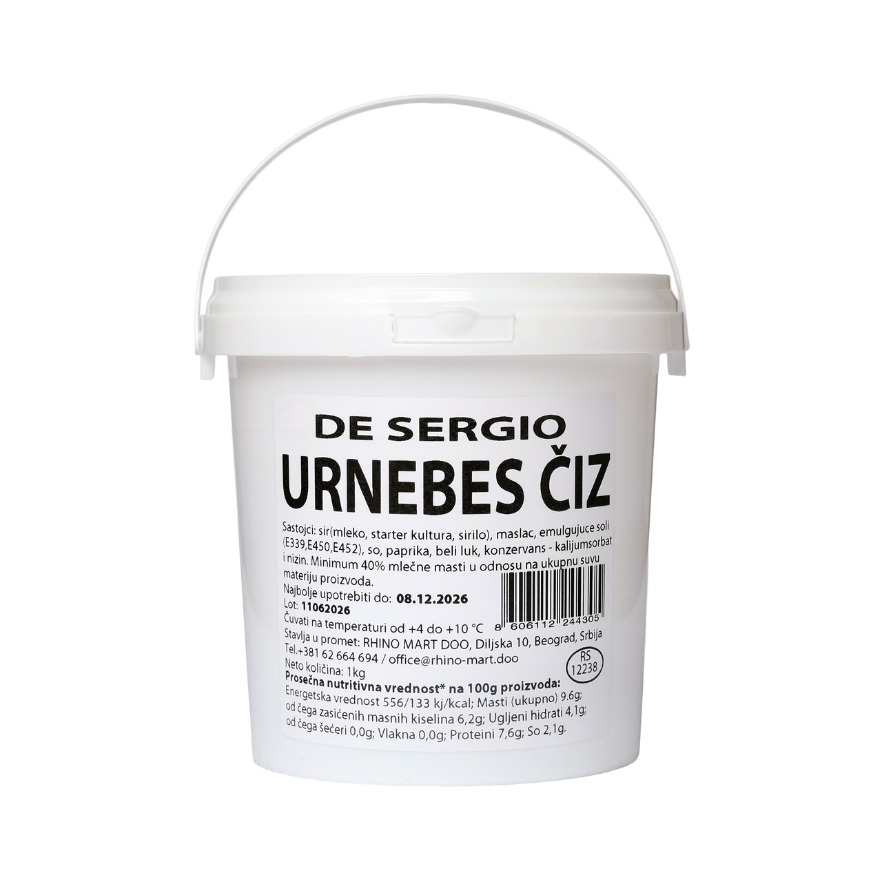 DE SERGIO Urnebes sir 1 kg