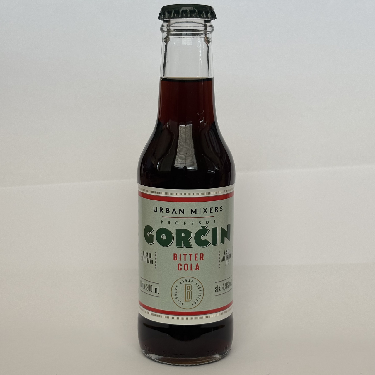 URBAN MIXERS Liker bitter & cola profesor gorčin 4,9% vol 0,2 l