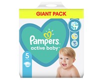 Pampers active baby S5 giant pack detské plienky 1x64 ks