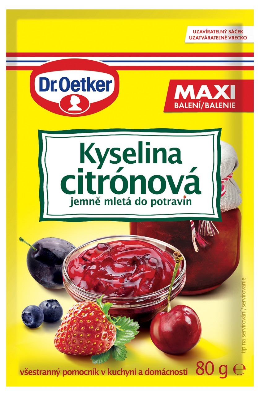 Dr. Oetker Kyselina citrónová 80 g