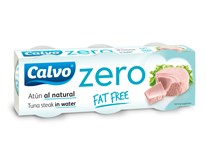 Calvo Zero Tuniak vo vlastnej šťave 3x65 g