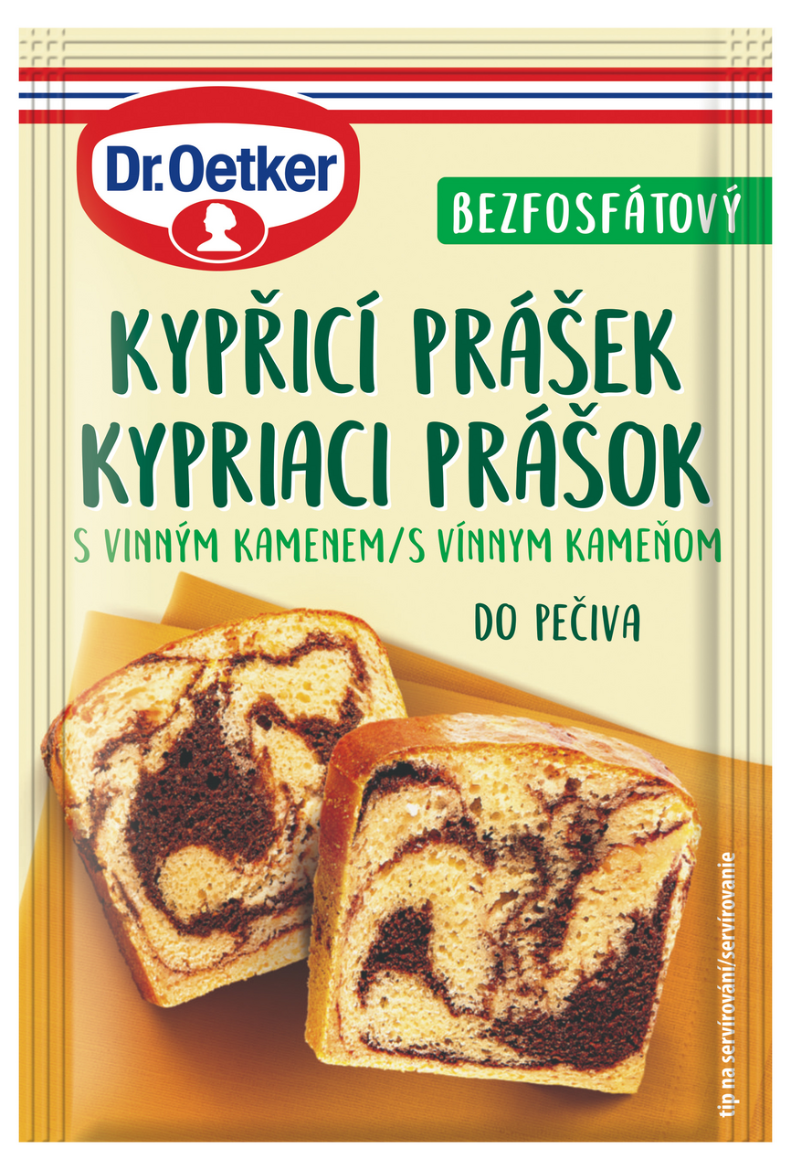 Dr. Oetker Kypriaci prášok s vínnym kameňom 30 x 15 g