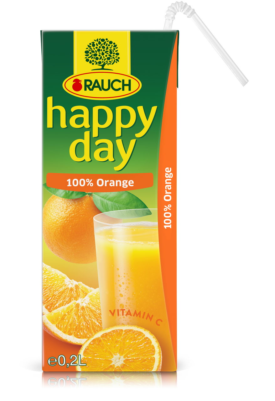RAUCH happy day džús jablko 100 % 27 x 200 ml