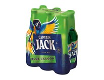 CAPTAIN JACK Blue Lagoon alkoholický nápoj 6 x 330 ml SKLO
