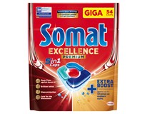 Somat Excellence 5 in 1 tablety do umývačky riadu 54 ks