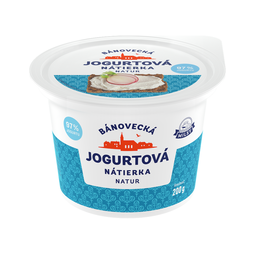 MILSY Bánovecká nátierka s jogurtom chlad. 6 x 200 g