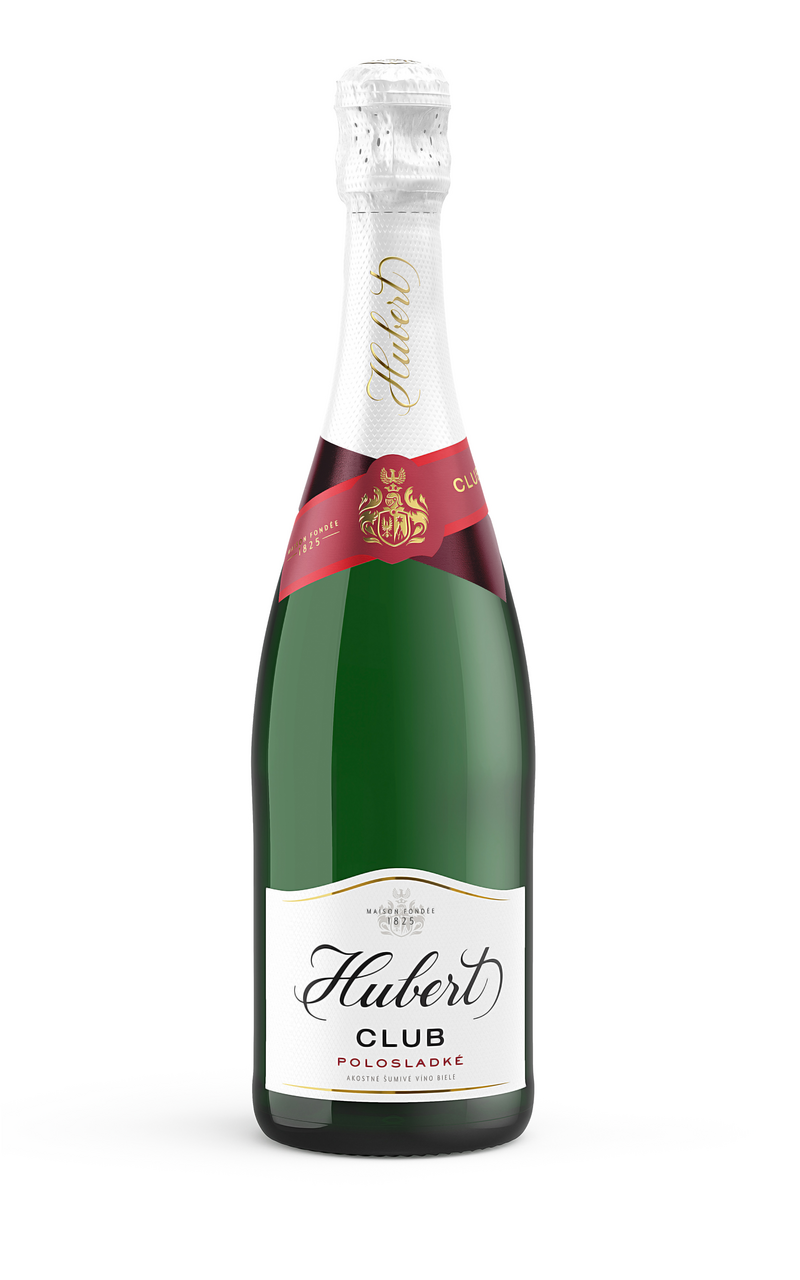 Hubert CLUB polosladké 750 ml