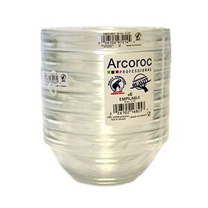 METRO PROFESSIONAL Empilable Miska sklenená 9 cm 6 ks