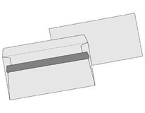 Obálka DL samolepiaca biela SIGMA 100ks