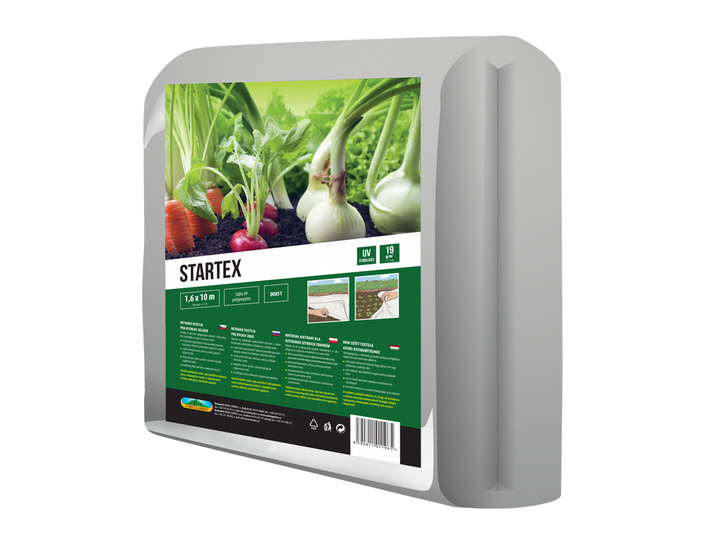 Textília k rýchlejšiemu zberu úrody 1,6x10m biela Nohel Garden 1ks