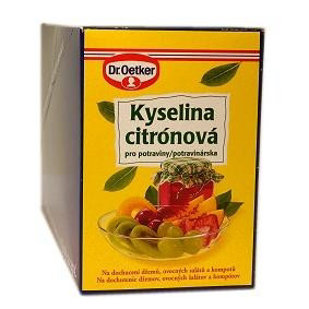 Dr. Oetker Kyselina citrónová 25 x 20 g