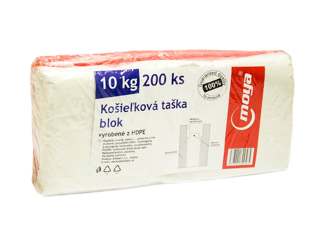 moya Tašky mikroténové 10 kg 2x 100 ks