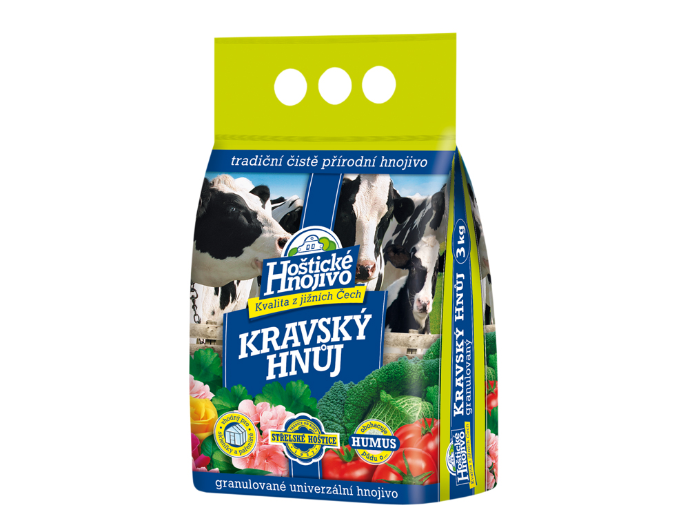 NOHEL-GARDEN Hoštické hnojivo Kravský hnoj 3kg 1ks