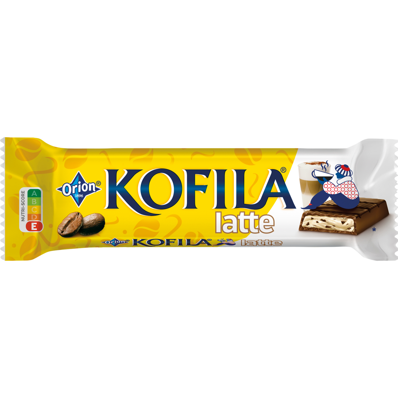 Orion KOFILA latte tyčinka 64 x 34 g