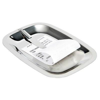 HENDI Tácka na účtenky 15 x 11 cm nerez 3 ks