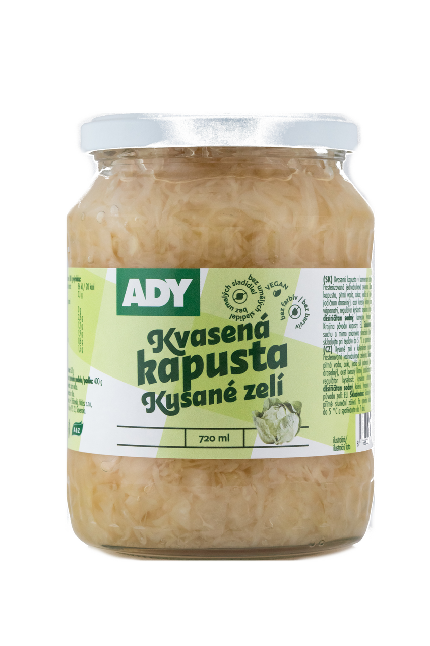ADY Kvasená kapusta 8 x 620 g