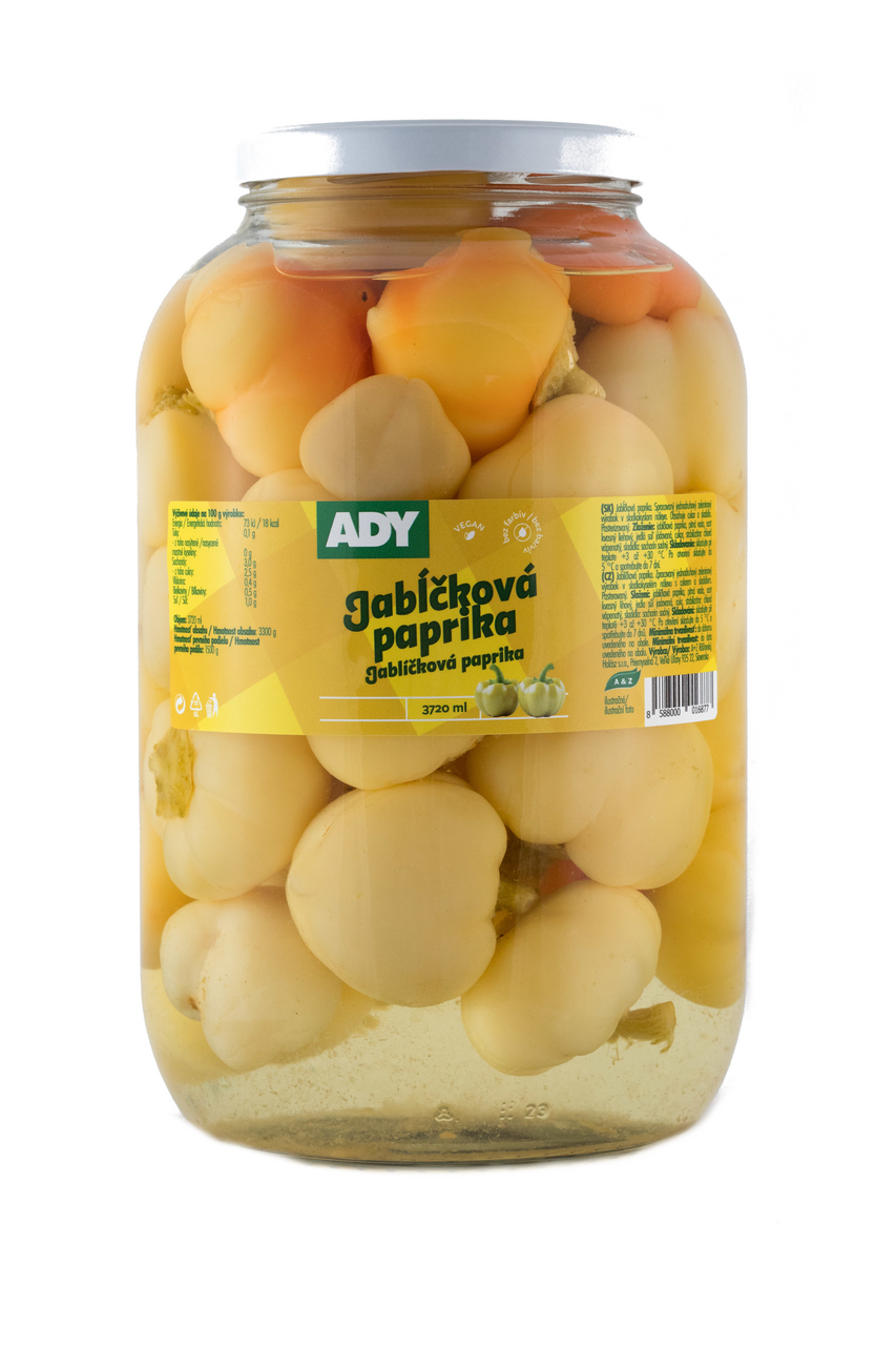 ADY Alma jabĺčková paprika 3300 g
