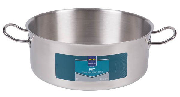 METRO PROFESSIONAL Hrniec 10 l 32 cm nerez 1 ks