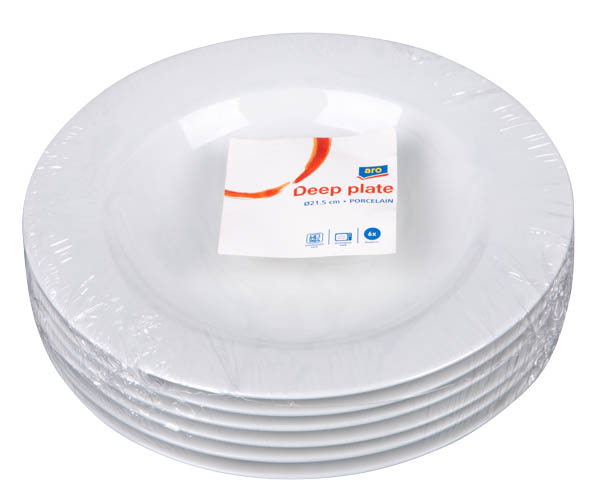 aro Tanier hlboký 21,5 cm porcelán 6 ks