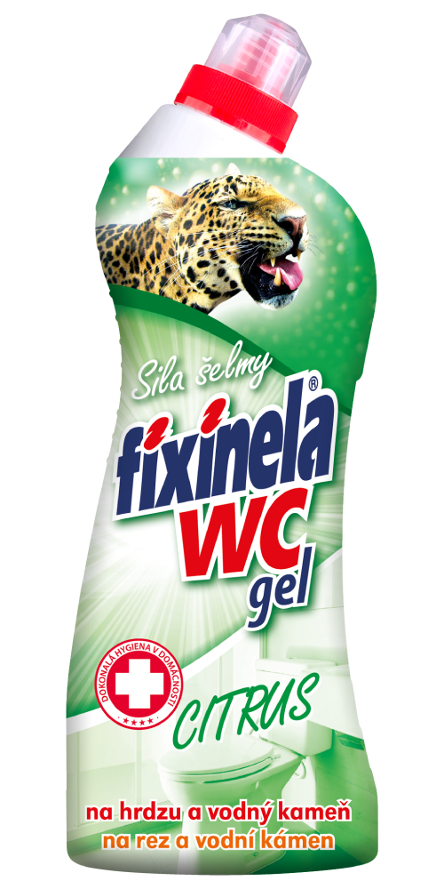 FIXINELA WC gél citrus 2 x 750 ml