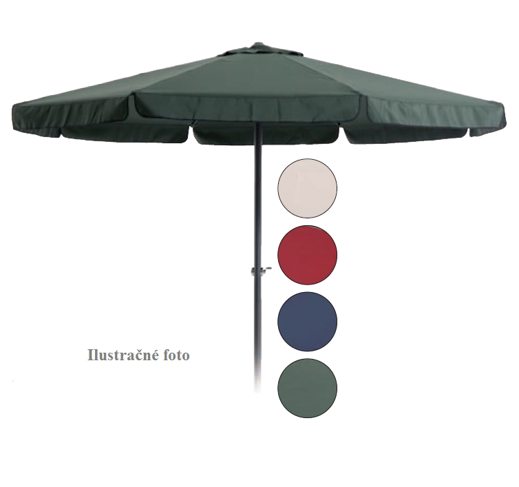 Tarrington House Slnečník Merida 4m hliník béžový 1ks