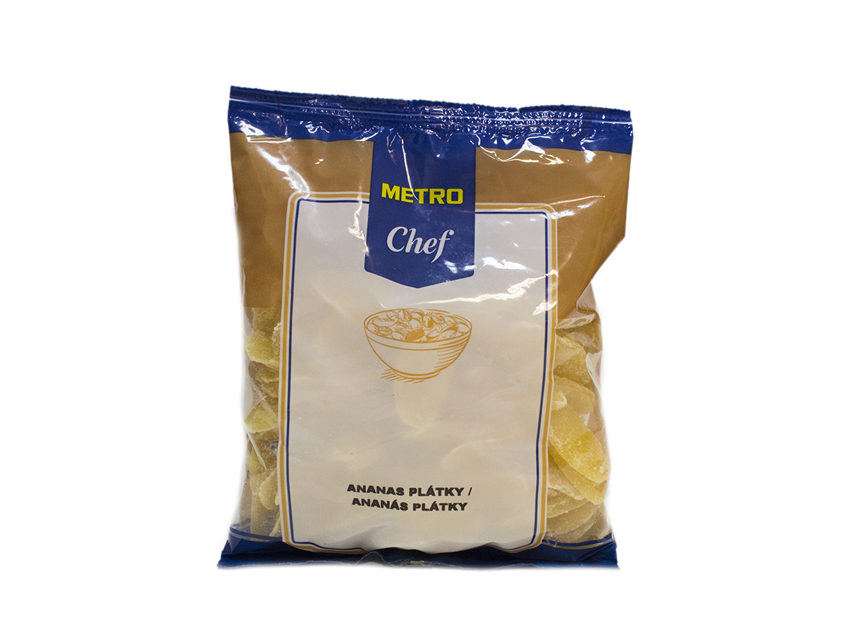 METRO Chef Ananás presladený plátky 500 g