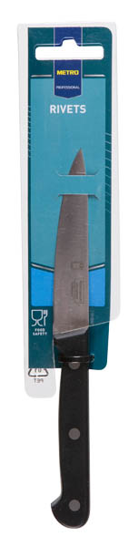 METRO PROFESSIONAL Rivets Nôž lúpací 10 cm biely 1 ks