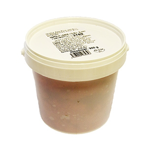 RADOMA Nepravý losos v oleji slaný drvený chlad. 900 g