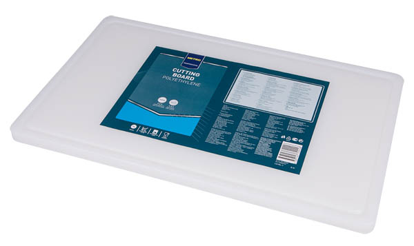 METRO PROFESSIONAL Doska na krájanie s drážkou HACCP GN 1/1 biela 1 ks