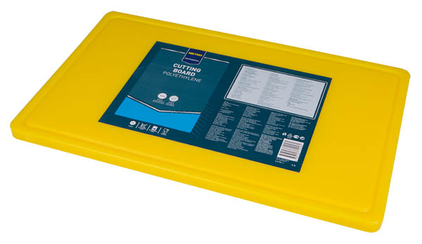 METRO PROFESSIONAL Doska na krájanie s drážkou HACCP GN 1/1 žltá 1 ks