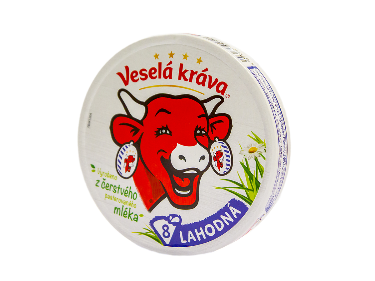 Veselá kráva Lahodná tavený syr chlad. 120 g