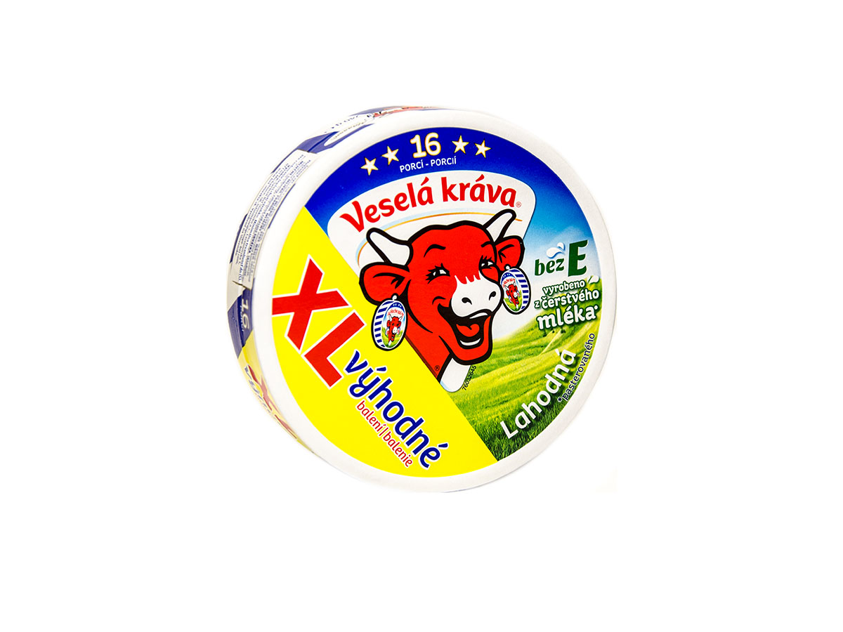 Veselá kráva Lahodná tavený syr chlad. 240 g
