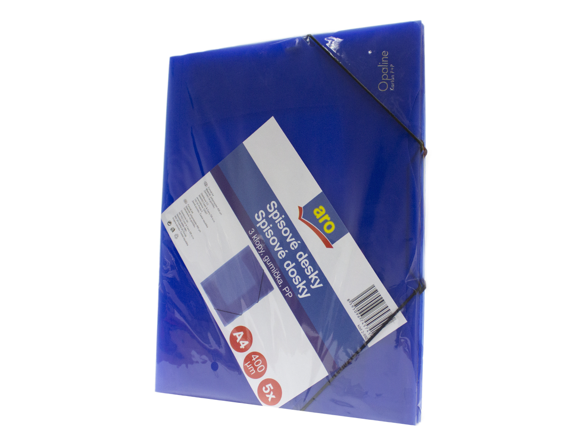 aro Dosky s gumičkou 3 chlopne polypropylén modré 5 ks