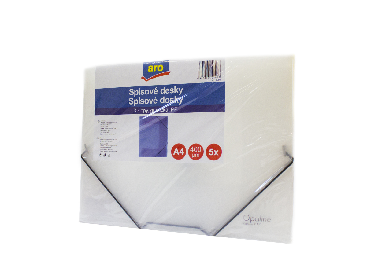aro Dosky s gumičkou 3 chlopne polypropylén číre 5 ks