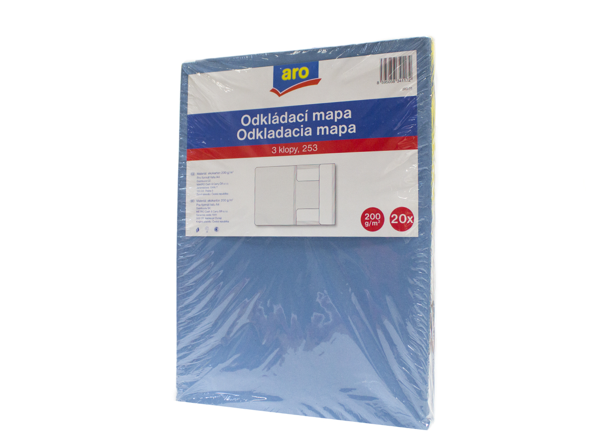 aro Odkladacia mapa (dosky) 253 modré 20 ks