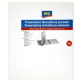 aro Zakladač prezentačný 4-krúžkový A4 40 mm biely 1 ks