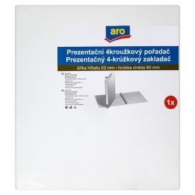 aro Zakladač prezentačný 4-kružkový A4 60 mm biely 1 ks
