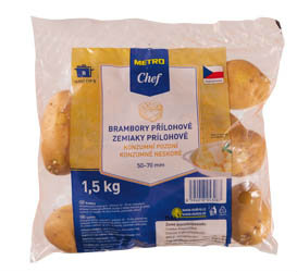 METRO Chef Zemiaky B 50/70 čerstvé 10 x 1,5 kg