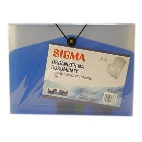 SIGMA Organizér na dokumenty s gumou 1 ks