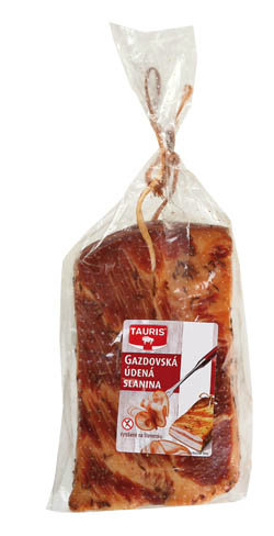 TAURIS Gazdovská slanina údená chlad. váž. cca 0,5 kg