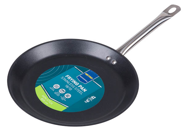 METRO PROFESSIONAL Panvica na palacinky indukčná nerez/teflon 28 cm 1 ks