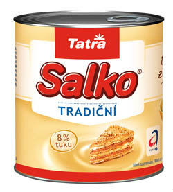 Tatra Salko zahustené mlieko chlad. 4 x 397 g