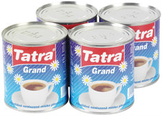 Tatra Mlieko do kávy Grand kondenzované 9% chlad. 4 x 310 g plech