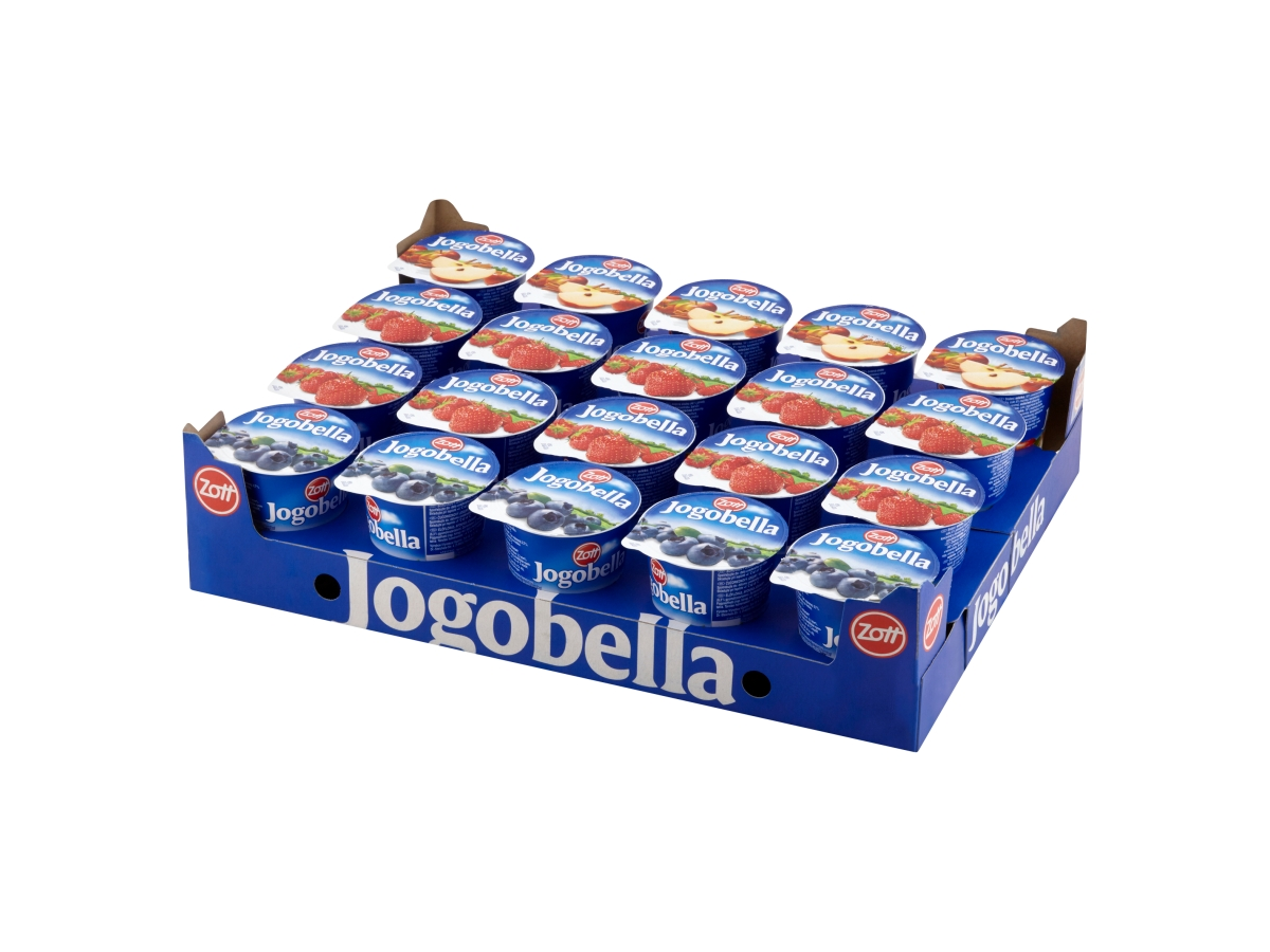 Zott Jogobella Jogurt standard I. (jahoda,jablko,čučoriedka) chlad. 20 x 150 g