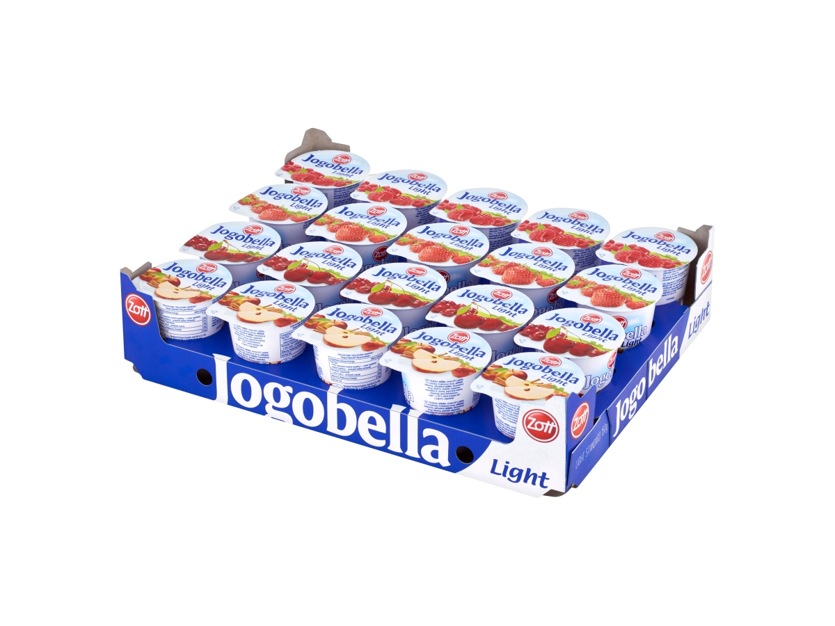 Zott Jogobella Jogurt light I. (jahoda,jablko,višňa,malina) chlad. 20 x 150 g